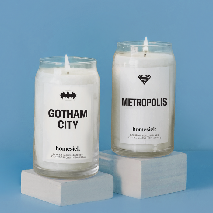 Superman Metropolis Candle