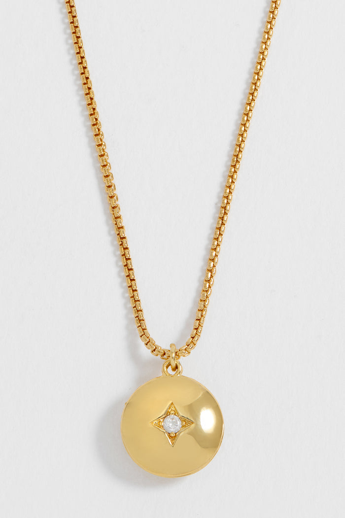 Swivel Circle Locket Necklace