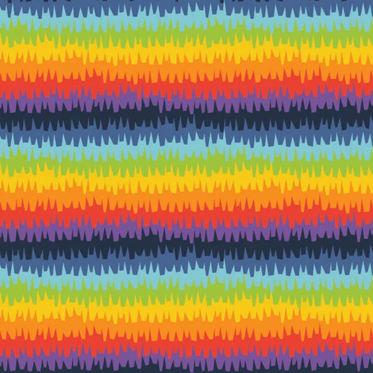 Taco 'Bout It Collection - Fringe Stripes Fabric, Camelot