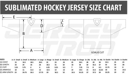 Tacoma Ice Hawks Alternate White Hockey Jersey