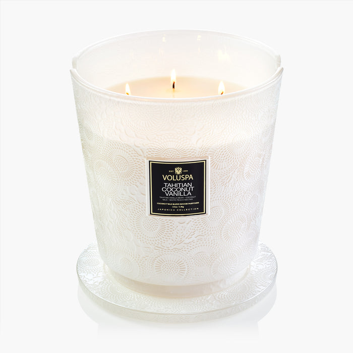 Tahitian Coconut Vanilla - 5 Wick Hearth Candle