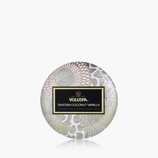 Tahitian Coconut Vanilla - Mini Tin Candle