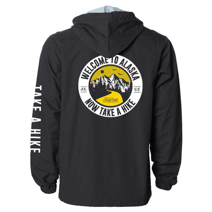Take A Hike Black Hooded Coaches Jacket