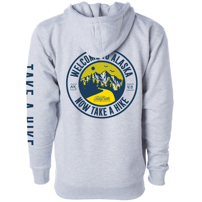 Take A Hike Heather Zip Hoodie
