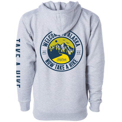 Take A Hike Heather Zip Hoodie
