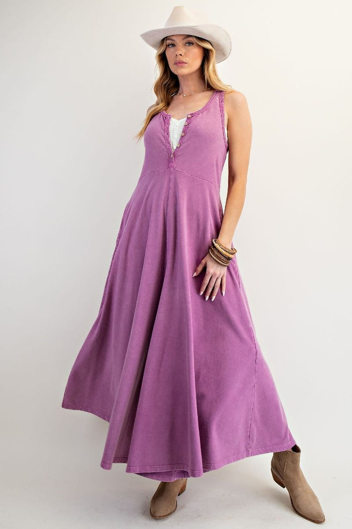 Take Out Coffees Orchid Wide Leg Jumpsuit