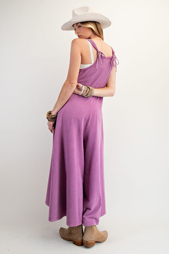Take Out Coffees Orchid Wide Leg Jumpsuit