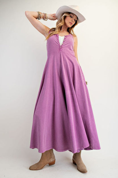 Take Out Coffees Orchid Wide Leg Jumpsuit