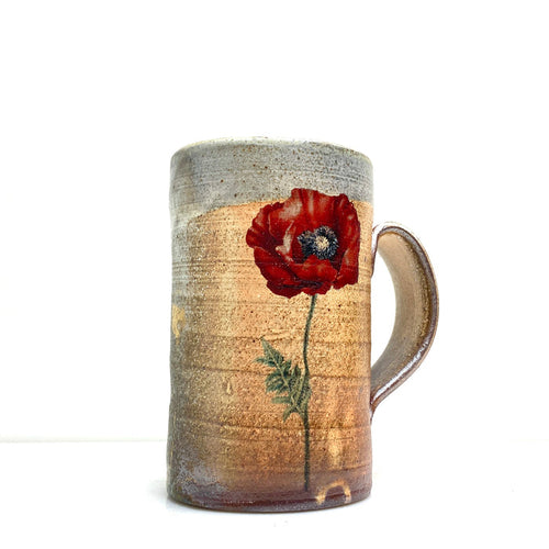 Tall poppy mug