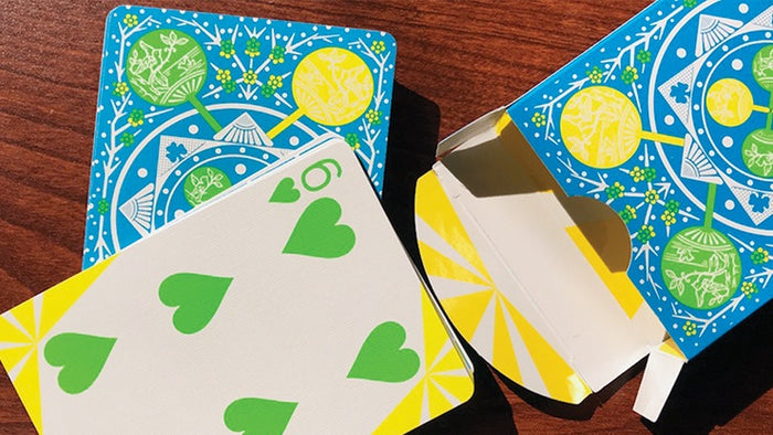 Tally Ho Fan Back Summer Playing Cards by US Playing Card Co.