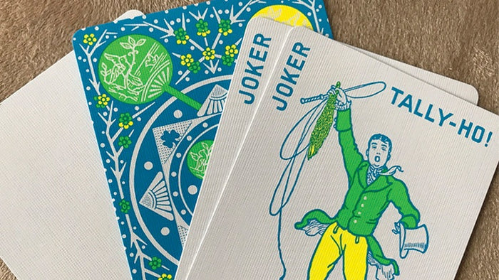 Tally Ho Fan Back Summer Playing Cards by US Playing Card Co.