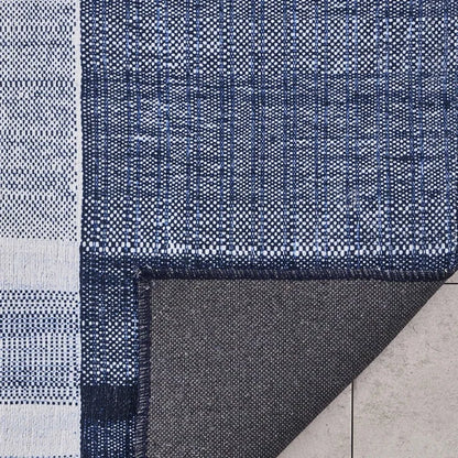 Tapis Kaşmir Halı Décoratif Trend Art , 180 cm x 280 cm, bleu foncé