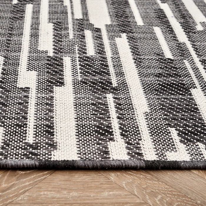Tapis Kaşmir Halı Dogasever Night en coton recyclé, 120 x 180 cm