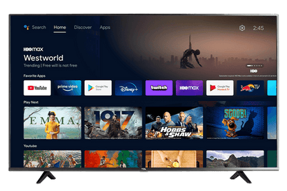 TCL 55" 4K UHD HDR Smart Android TV(Refurbished) Tv's ONLY for delivery in San Diego and Tijuana