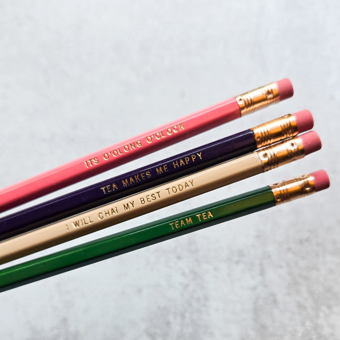Tea Sayings Pencil Set