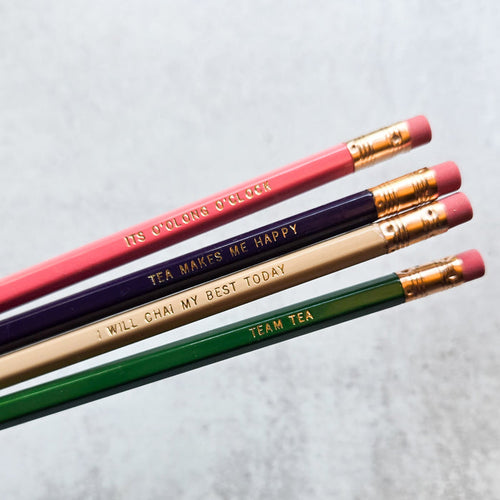 Tea Sayings Pencil Set