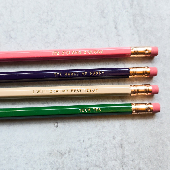 Tea Sayings Pencil Set