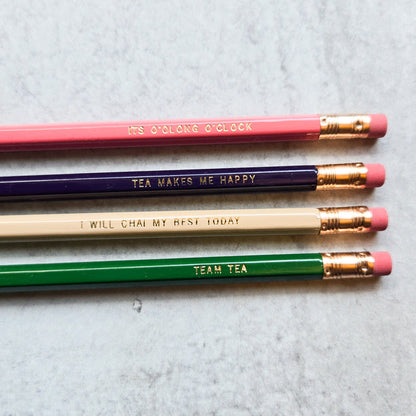Tea Sayings Pencil Set