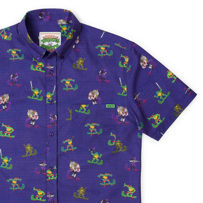 RSVLTS XS Nickelodeon Short Sleeve Shirt Teenage Mutant Ninja Turtles "Cheapskatin'" – KUNUFLEX Short Sleeve Shirt