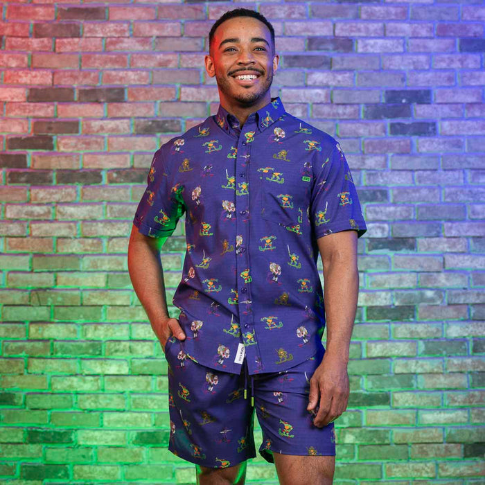 RSVLTS Nickelodeon Short Sleeve Shirt Teenage Mutant Ninja Turtles "Cheapskatin'" – KUNUFLEX Short Sleeve Shirt