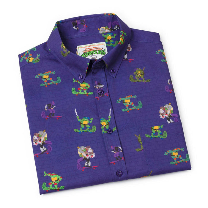 RSVLTS Nickelodeon Short Sleeve Shirt Teenage Mutant Ninja Turtles "Cheapskatin'" – KUNUFLEX Short Sleeve Shirt