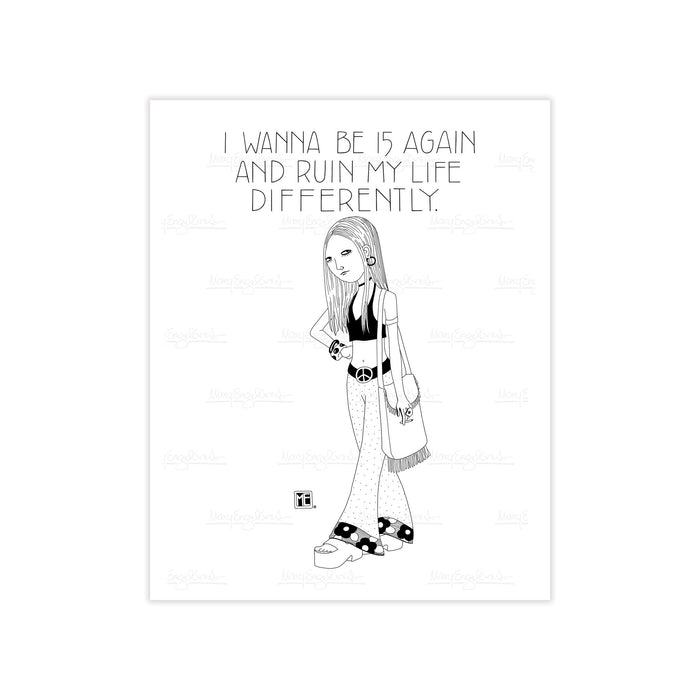 Teenage Restart Small Print