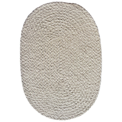 Terra Harvest Bleached Braided Rug Oval image