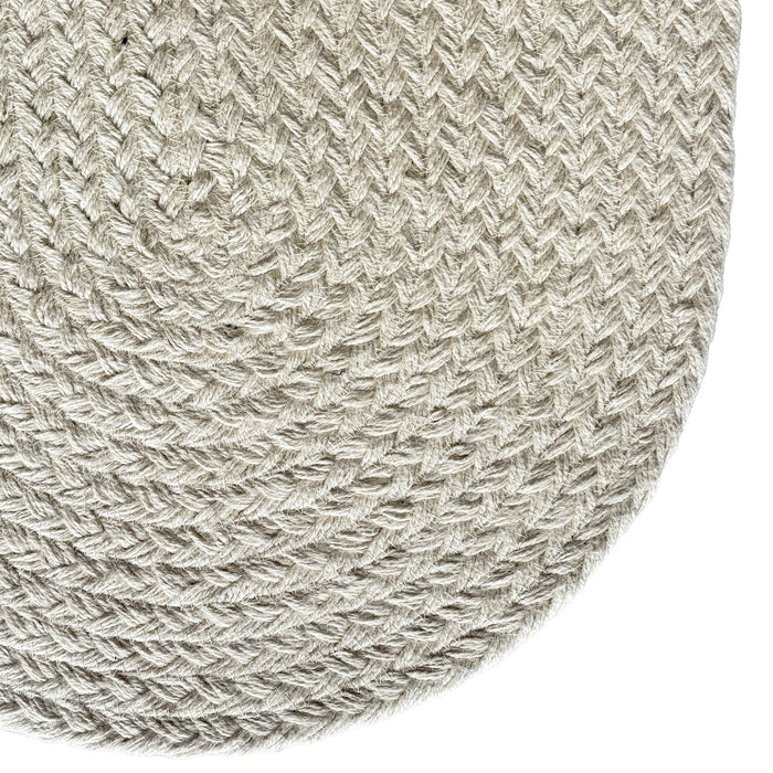 Terra Harvest Bleached Braided Rug Oval image