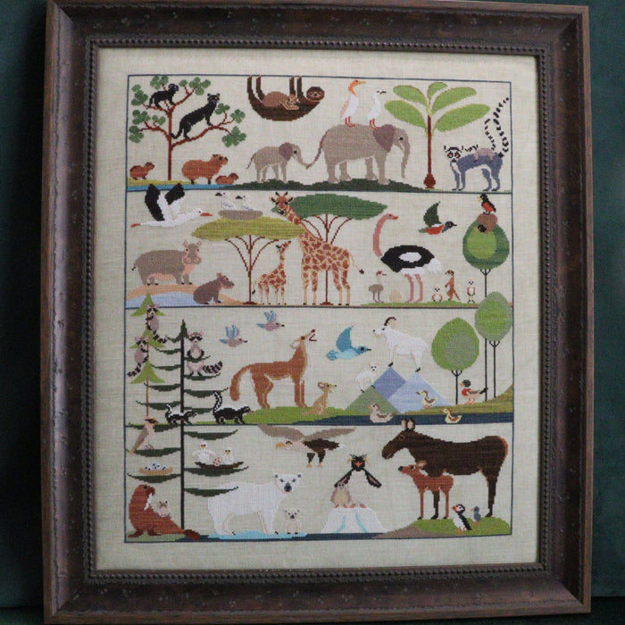 The Blue Flower - Baby Animals - Booklet Chart IH and/or Roxy Floss Conversion