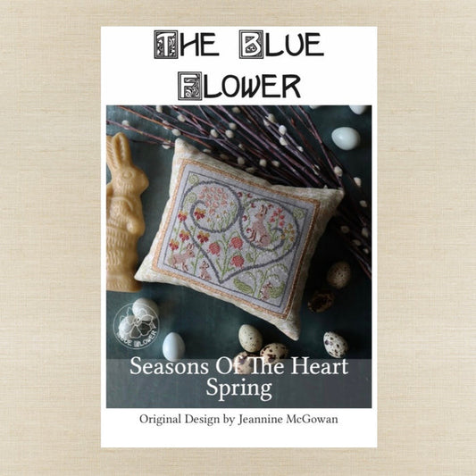 The Blue Flower - Seasons of the Heart: Spring - Booklet Chart IH and/or Roxy Floss Conversion
