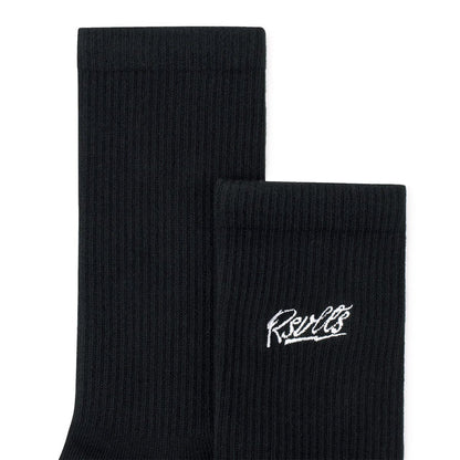 RSVLTS RSVLTS Socks The Bolt (Black) – Crew Socks