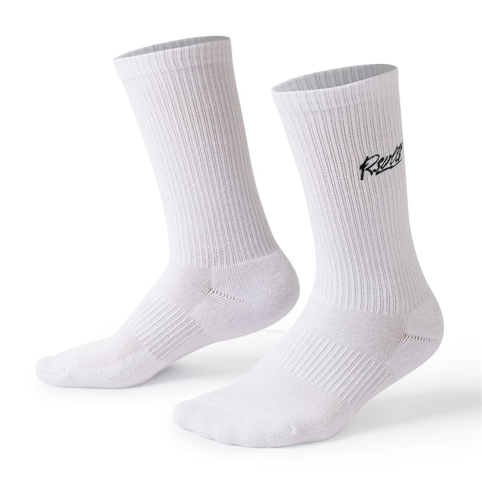 RSVLTS M RSVLTS Socks The Bolt (White) – Crew Socks