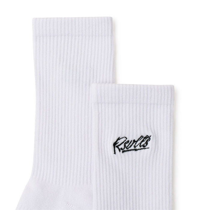 RSVLTS RSVLTS Socks The Bolt (White) – Crew Socks
