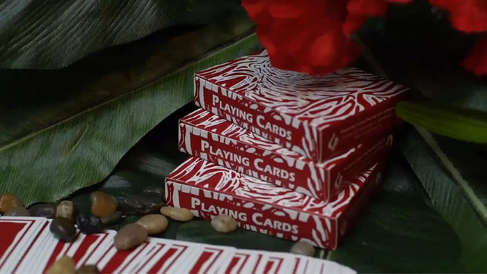 The Hidden King Red Luxury Edition Playing Cards by Bomb Magic