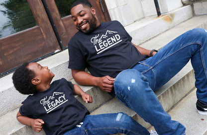 The Legend and The Legacy Father and Son Matching T-shirts