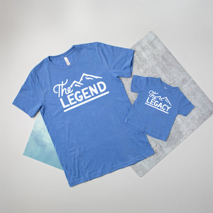 The Legend and The Legacy Father and Son Matching T-shirts