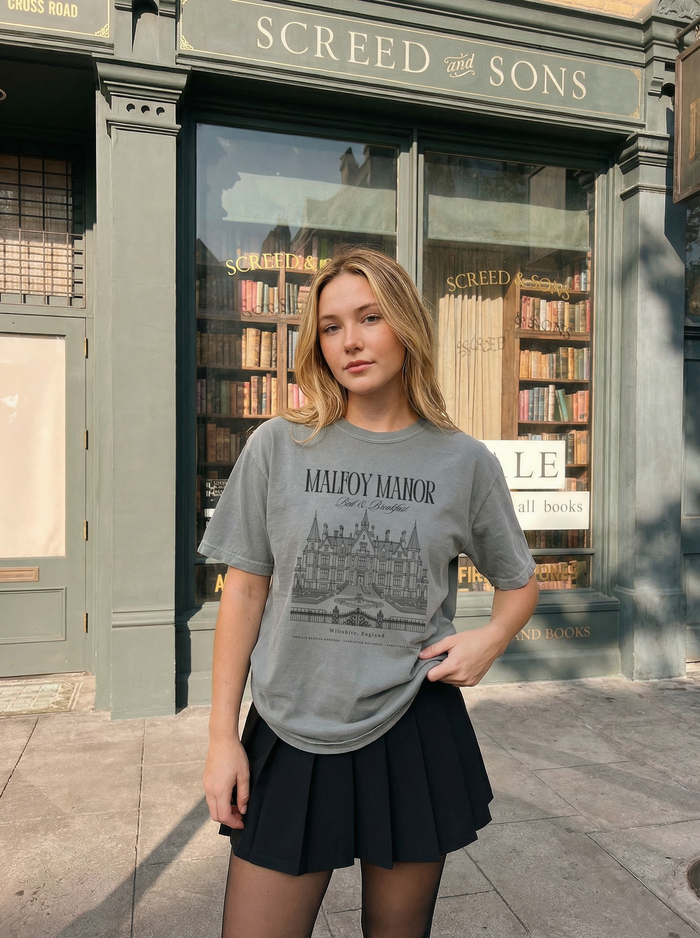 The Manor B&B Garment Dyed Tee