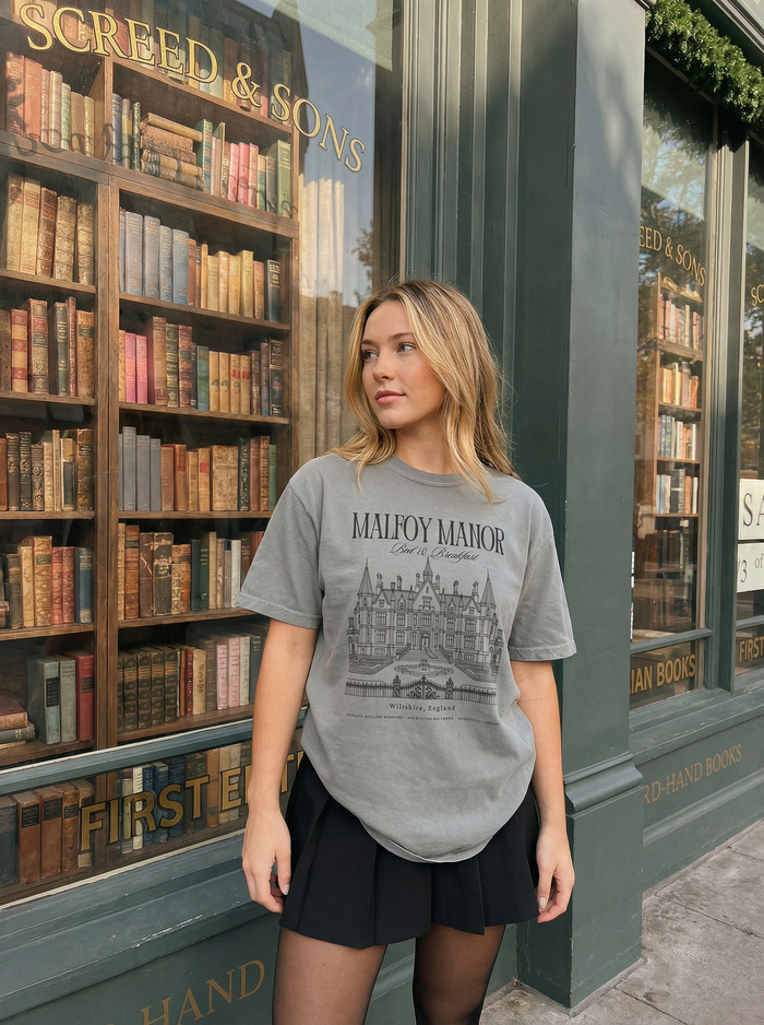 The Manor B&B Garment Dyed Tee