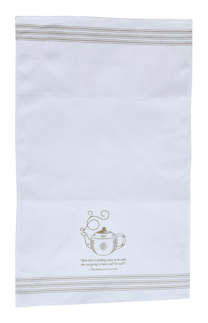 The Official Downton Abbey Afternoon Tea Cookbook - Gift Set (Book + Tea Towel)