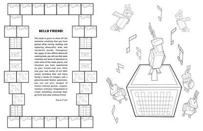 The Official Minecraft Coloring Adventure Book