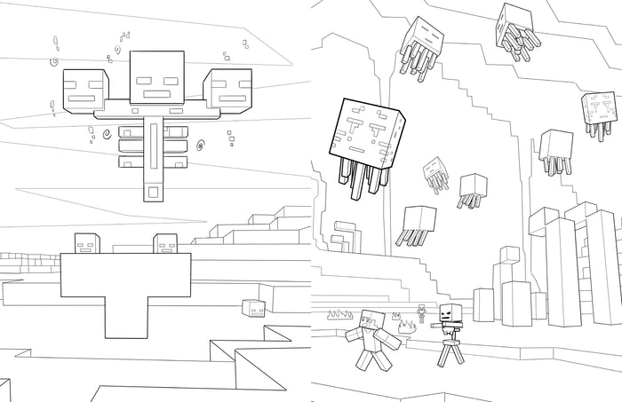 The Official Minecraft Coloring Adventure Book