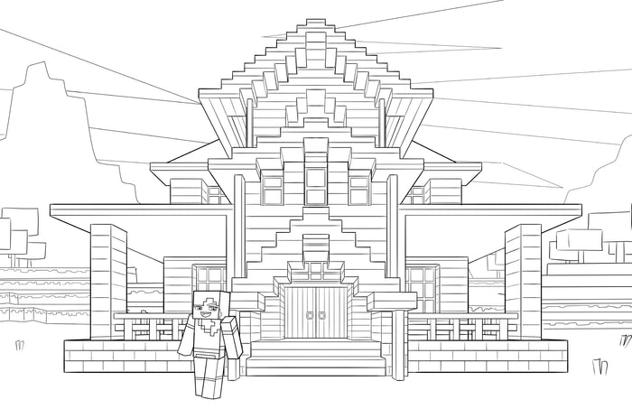 The Official Minecraft Coloring Adventure Book
