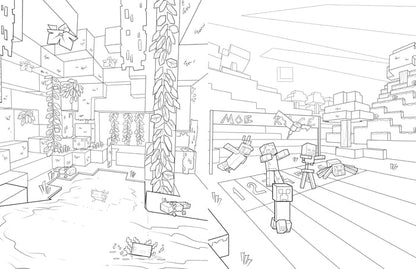 The Official Minecraft Coloring Adventure Book