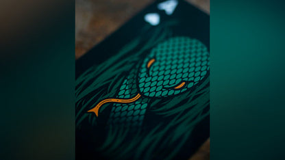 The Serpent (Green) Playing Cards by DECKIDEA