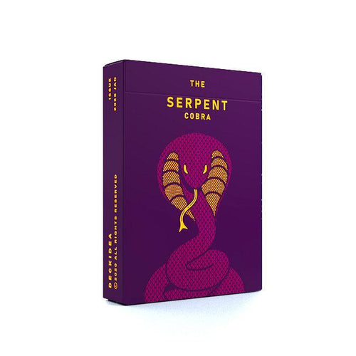 The Serpent (Purple Cobra) Playing Cards Playing Cards by DECKIDEA
