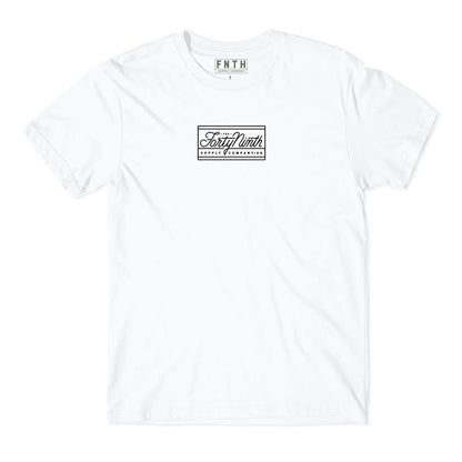 The Standard Box Logo White T-Shirt