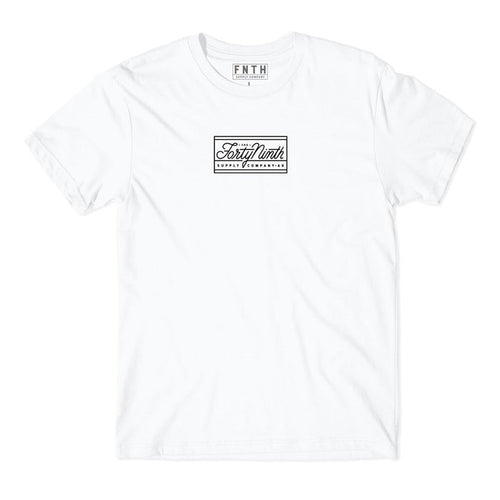 The Standard Box Logo White T-Shirt