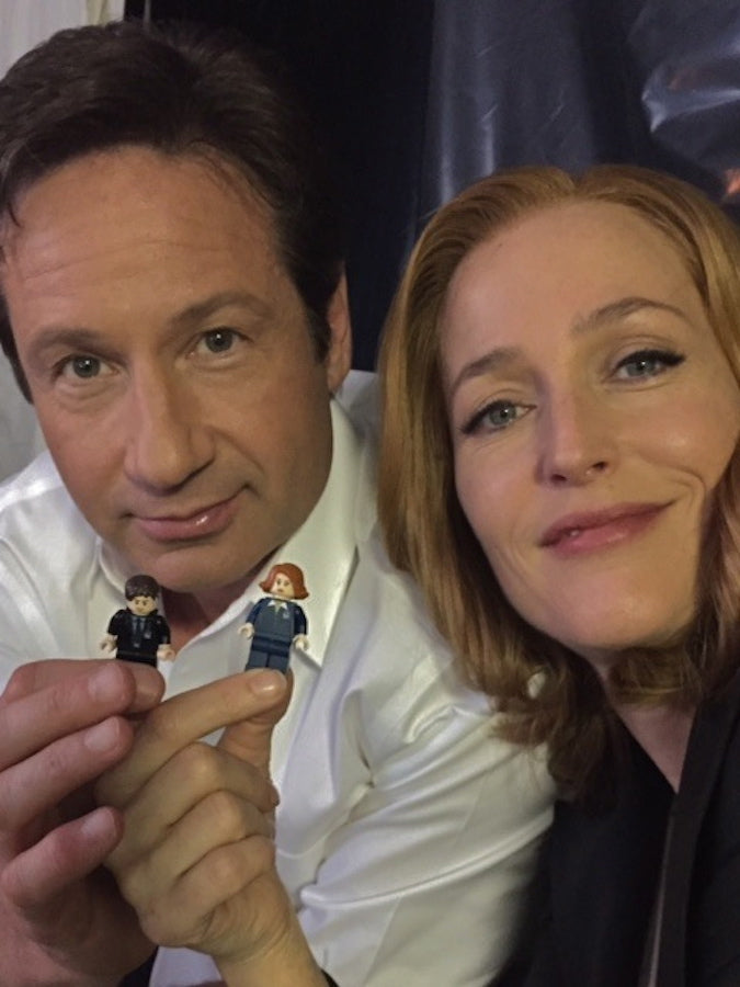 The X-Files Mulder & Scully Lego Minifigures