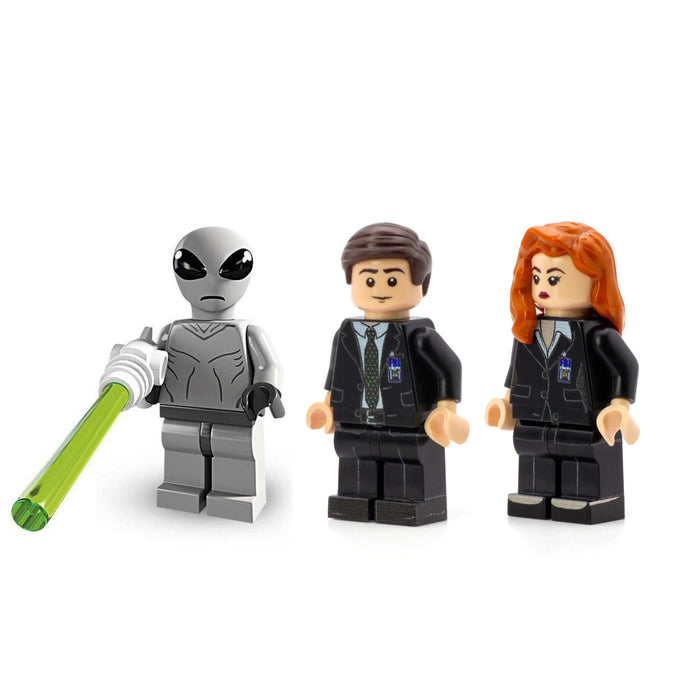 The X-Files Mulder & Scully Lego Minifigures
