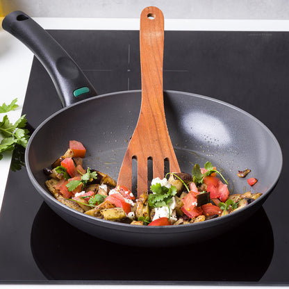 Thermo Induction koekenpan 28 cm zwart op kookplaat
